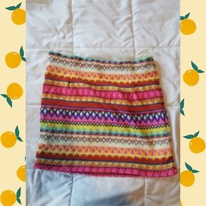 🍊sale item: tcec multicolored rainbow skirt